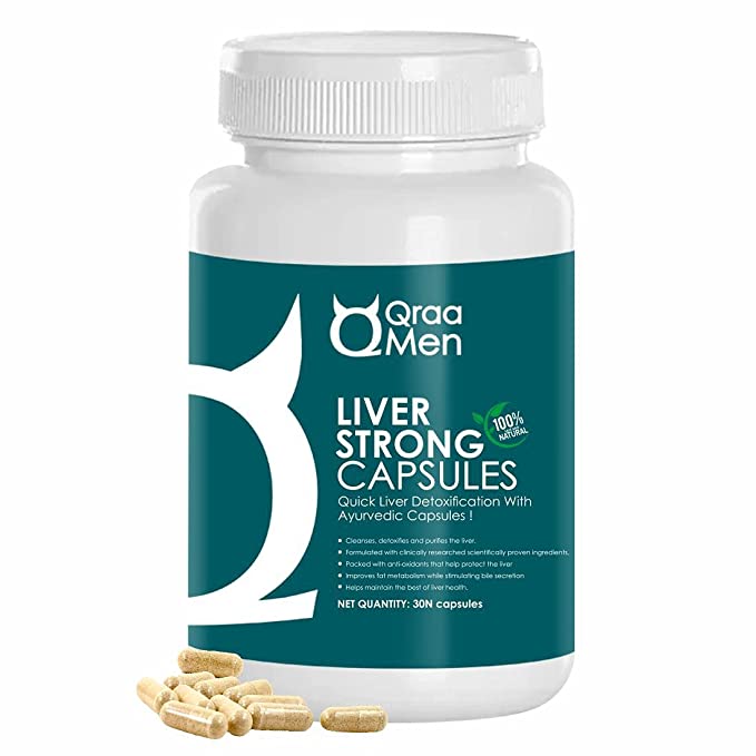 Qraa Men Liver Strong Capsules For Cleanses Image