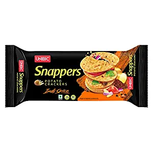 UNIBIC Snappers Potato Crackers : Indi Spice Image