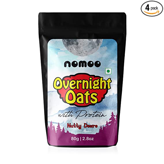 NOMOO Overnight Oats with Protein Nutty Desire Image