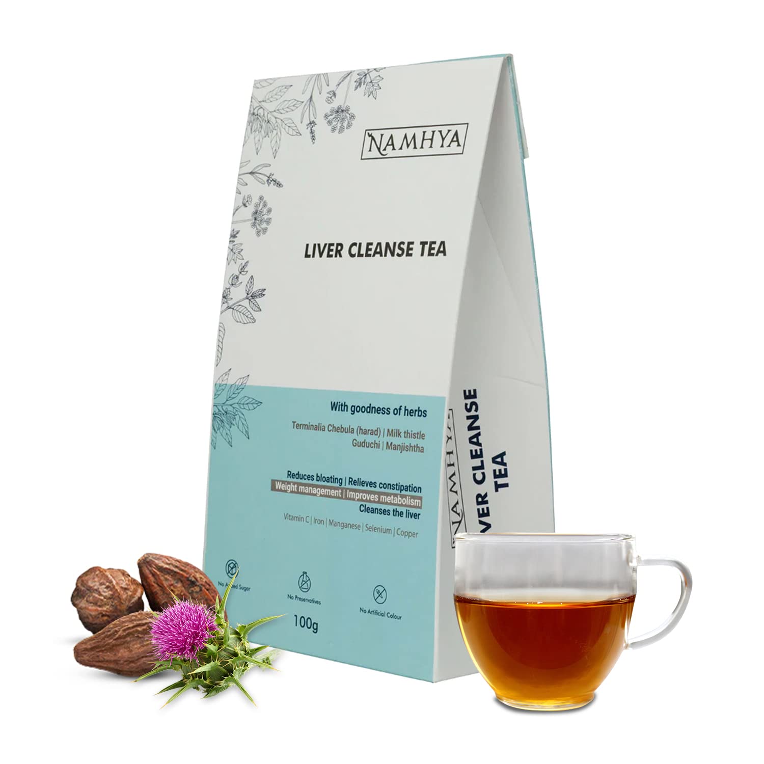 Namhya Foods Liver cleanse Tea Image Namhya Foods Liver cleanse Tea Image