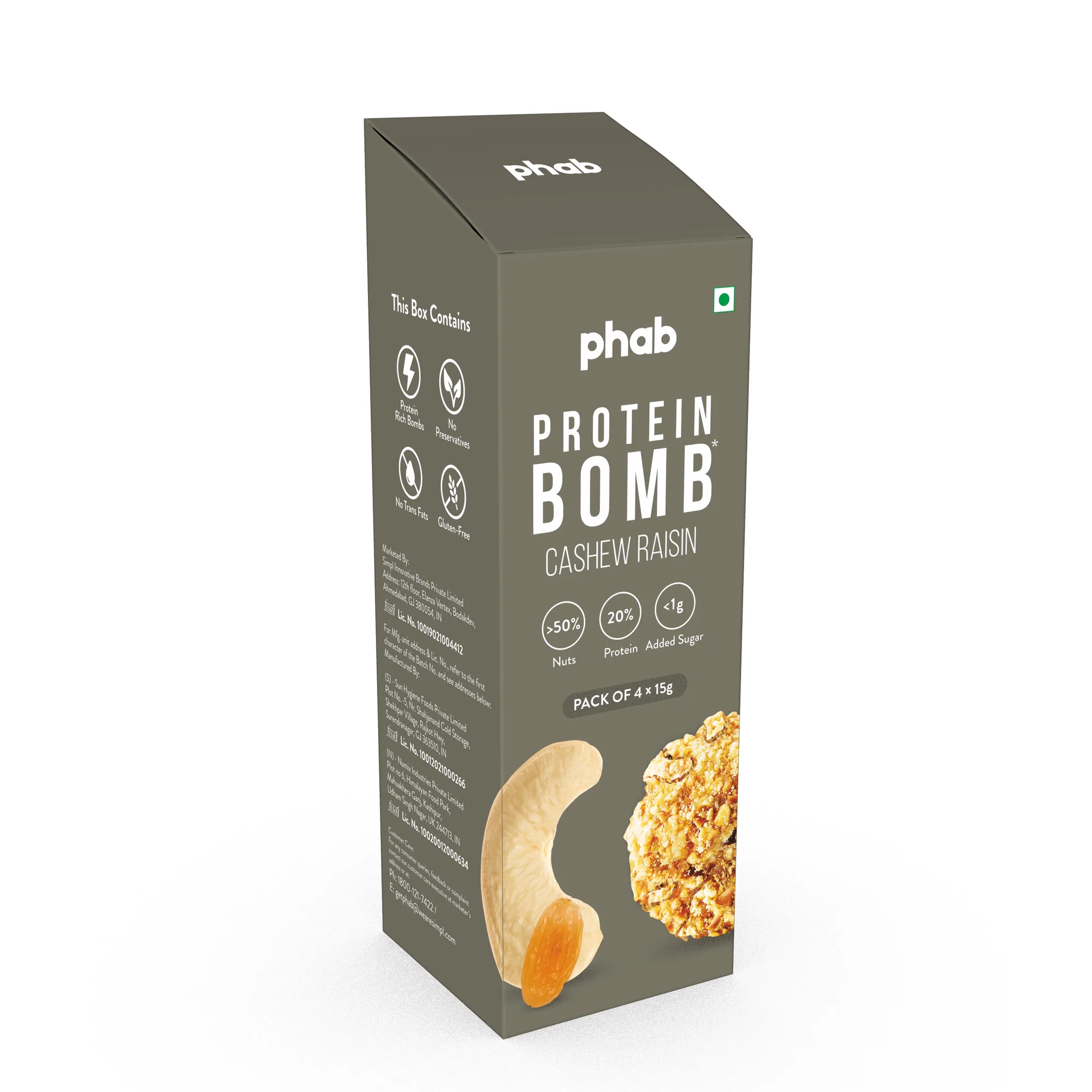 phab Cashew Raisin Protin Bomb Image