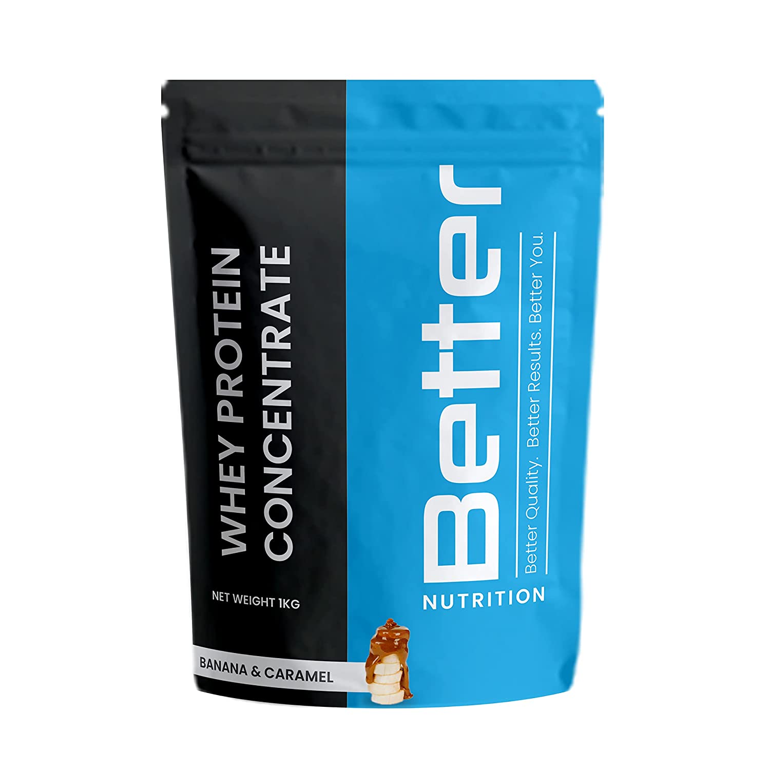 Better Nutrition Whey Protein Concentrate Banana Caramel Flavor Image