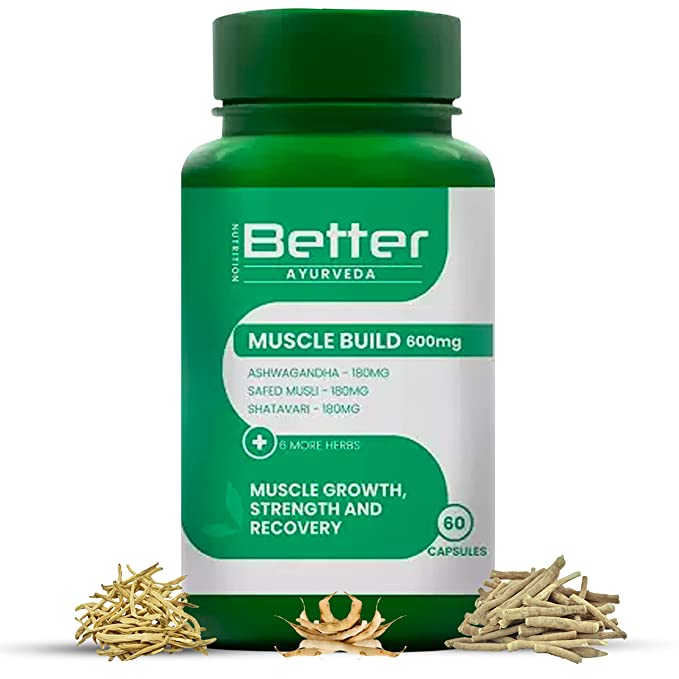 Better Nutrition Ayurvedic Muscle Build Tablets Image