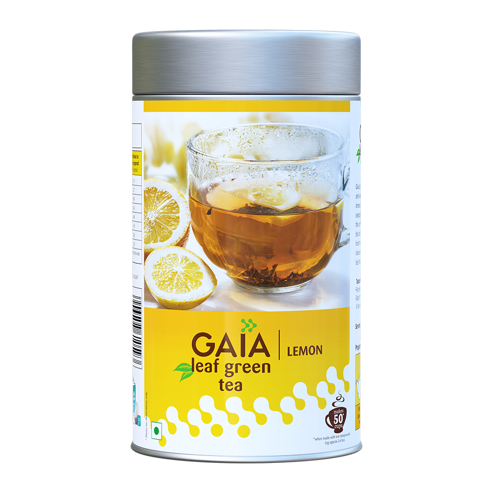 Gaia Leaf Green Tea â€šÃ„Ã¶âˆšÃ‘âˆšÂ¨ Lemon Image