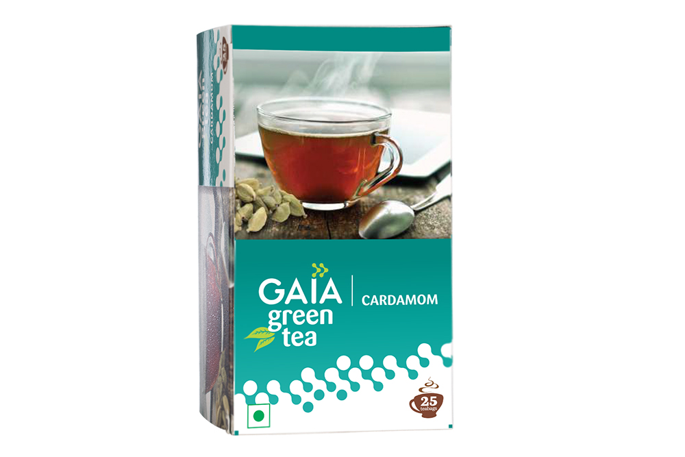 Gaia Green Tea â€šÃ„Ã¶âˆšÃ‘âˆšÂ¨ Cardamom Image