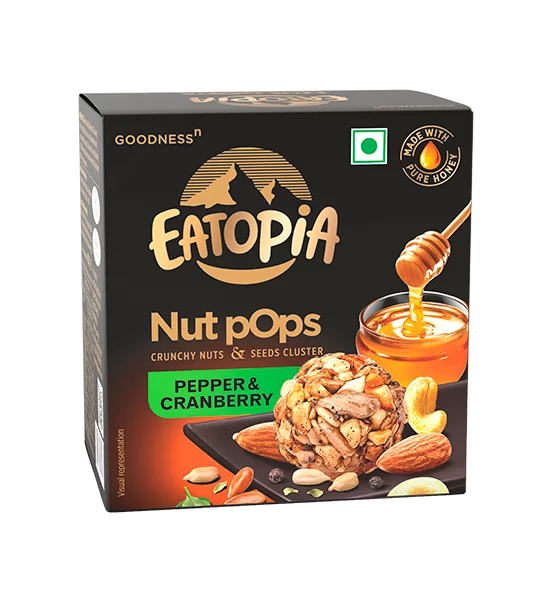 Eatopia Nut Pops - Pepper & Cranberry Image