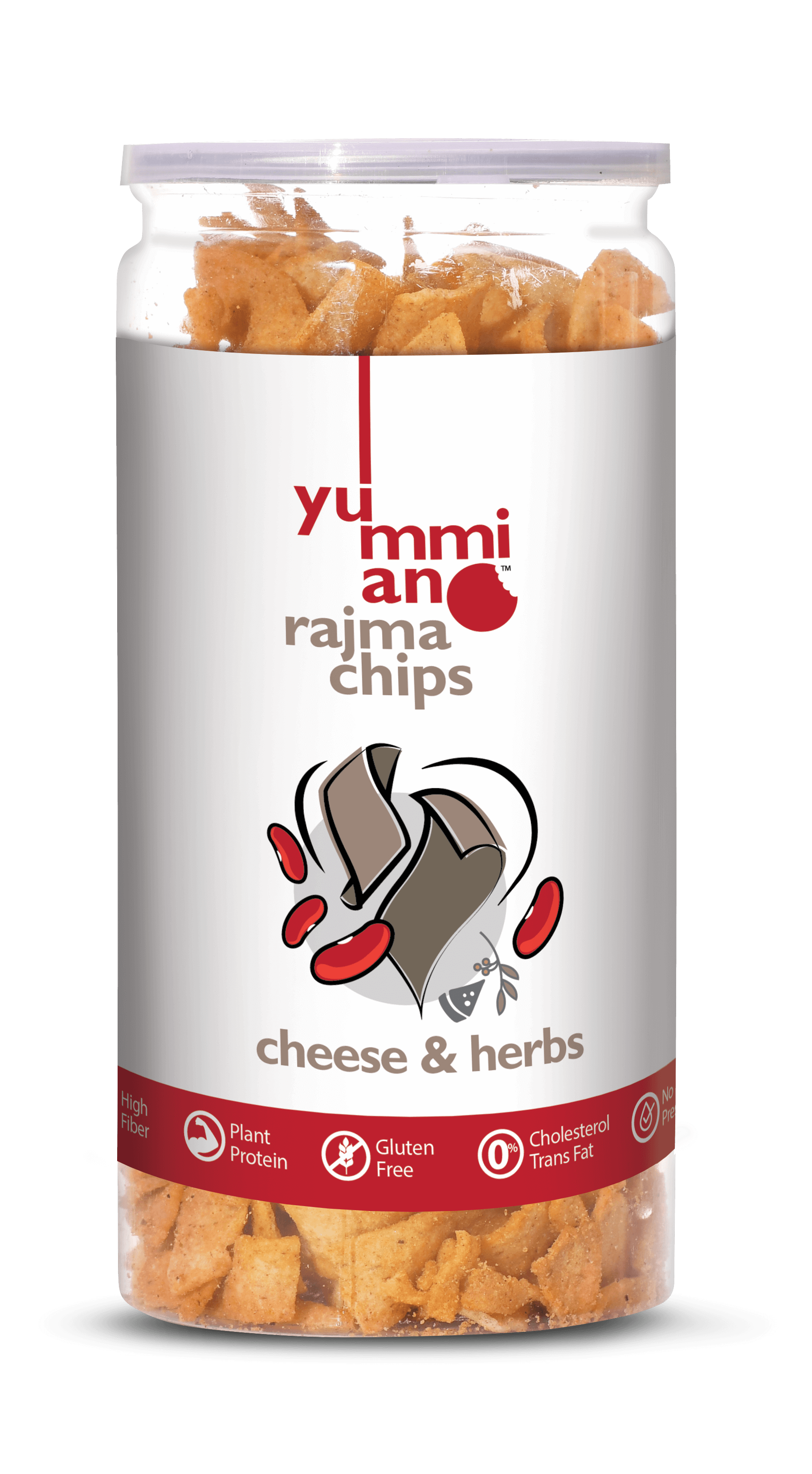 Yummiano Rajma Chips â€šÃ„Ã¶âˆšÃ‘âˆšÂ¨ Cheese & Herbs Image