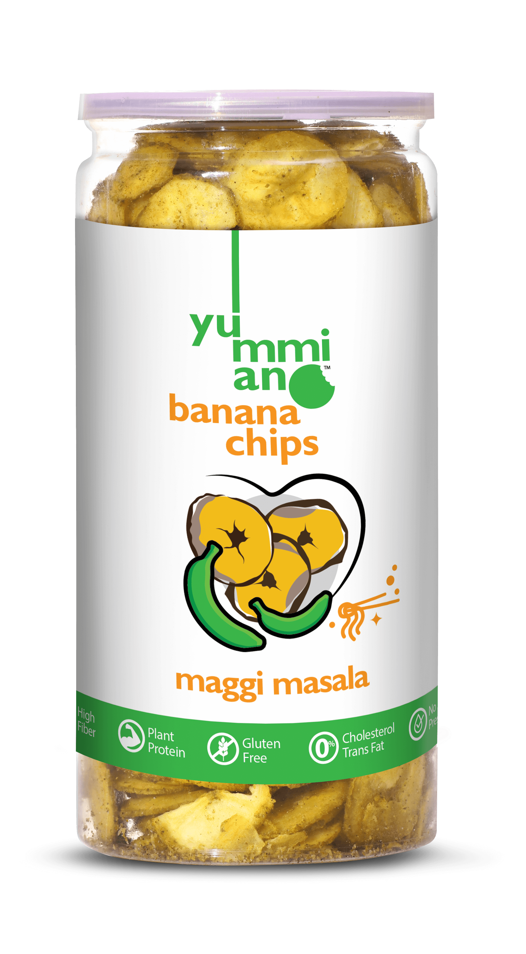 Yummiano Banana Chips â€šÃ„Ã¶âˆšÃ‘âˆšÂ¨ Maggi Masala Image