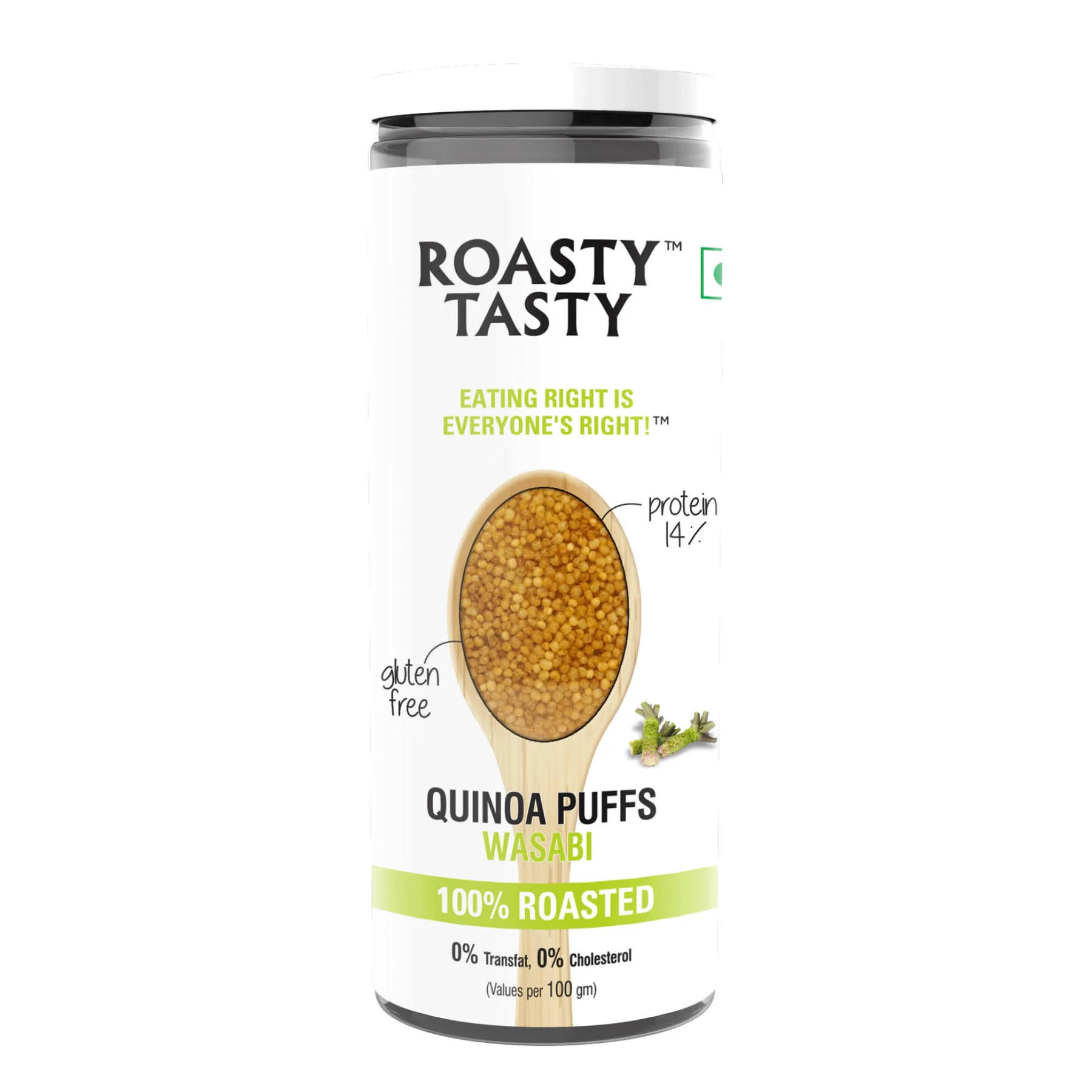 Roasty Tasty Quinoa Puffs Wasabi  Image