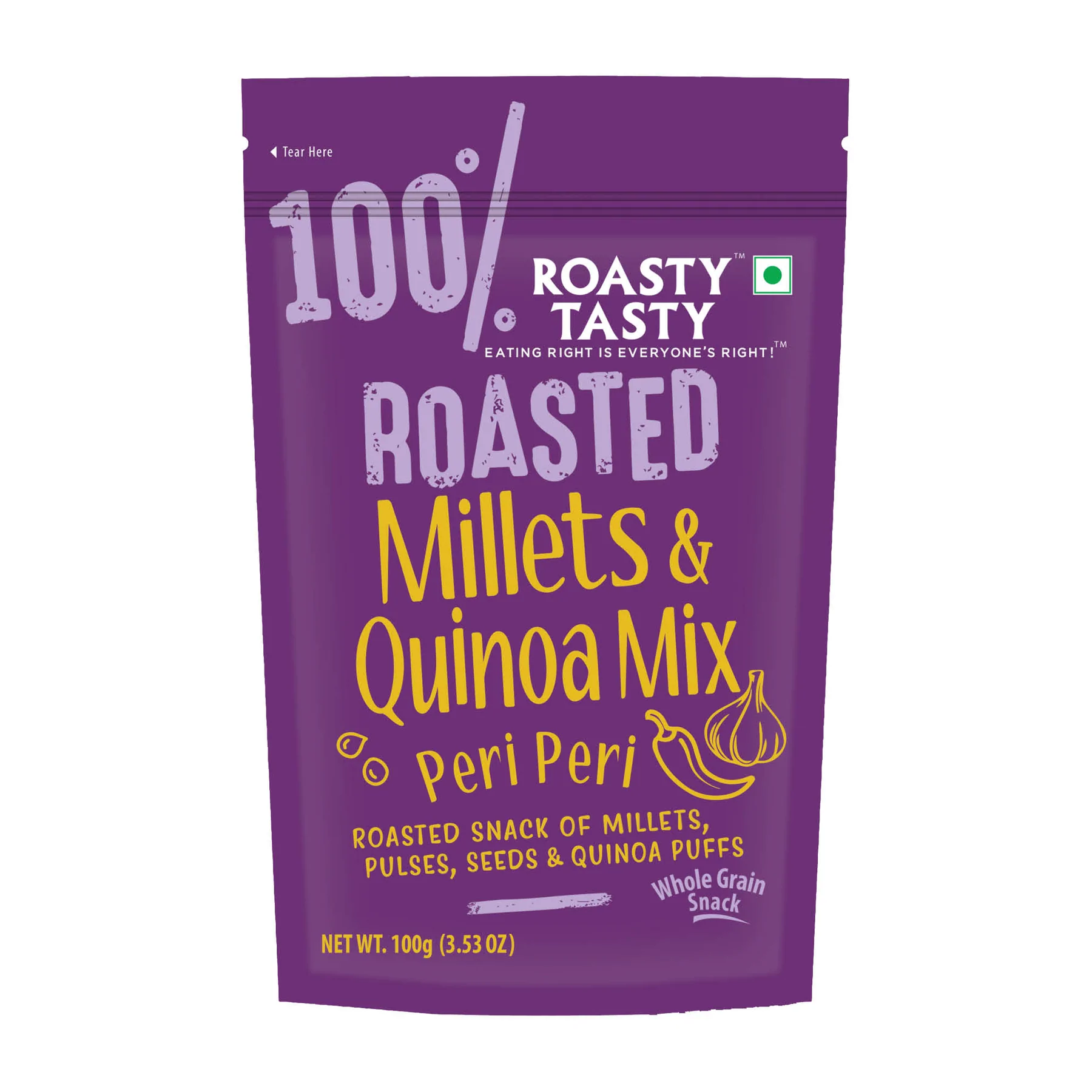 Roasty Tasty Millets & Lentils Mix Peri Peri  Image