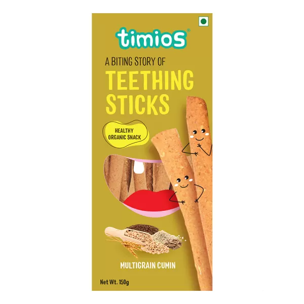 Timios Multigrain Cumin Teething Sticks for Toddlers Image