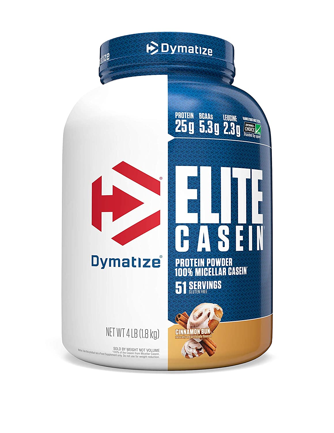 Dymatize Elite Casein 4 lbs Protein Powder with Micellar Casein Image