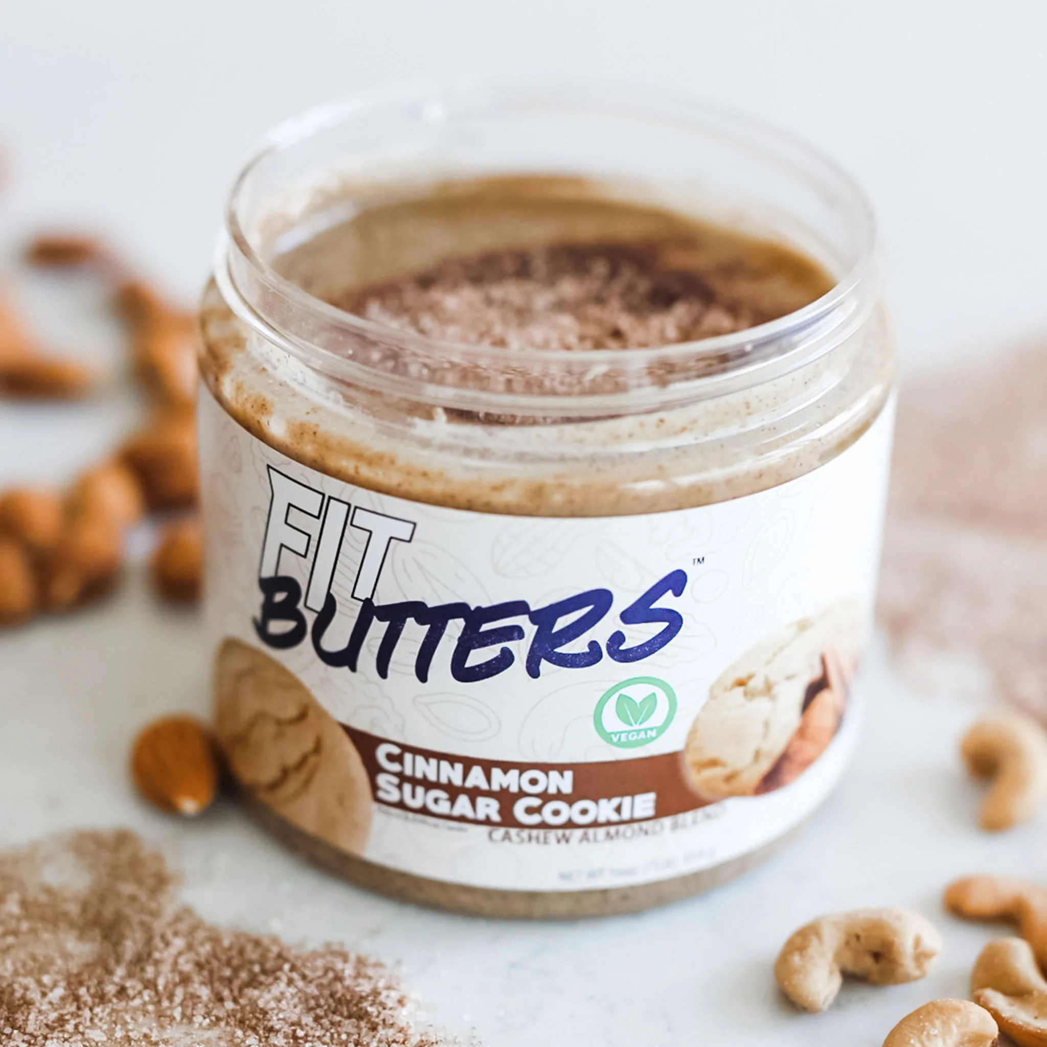 FIt Butters Cinnamon Sugar Cookie Cashew Almond Butter Image
