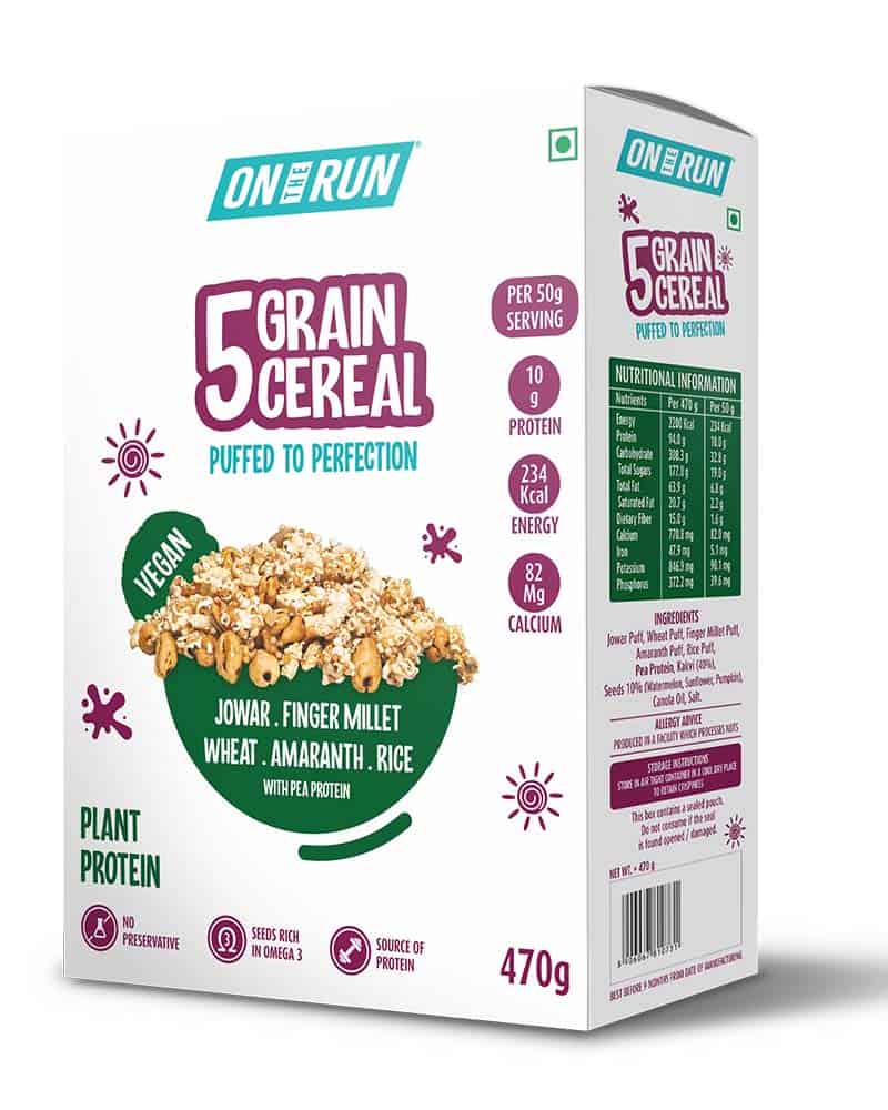 On The Run 5 Grain Cereal Plant Protein Large Image