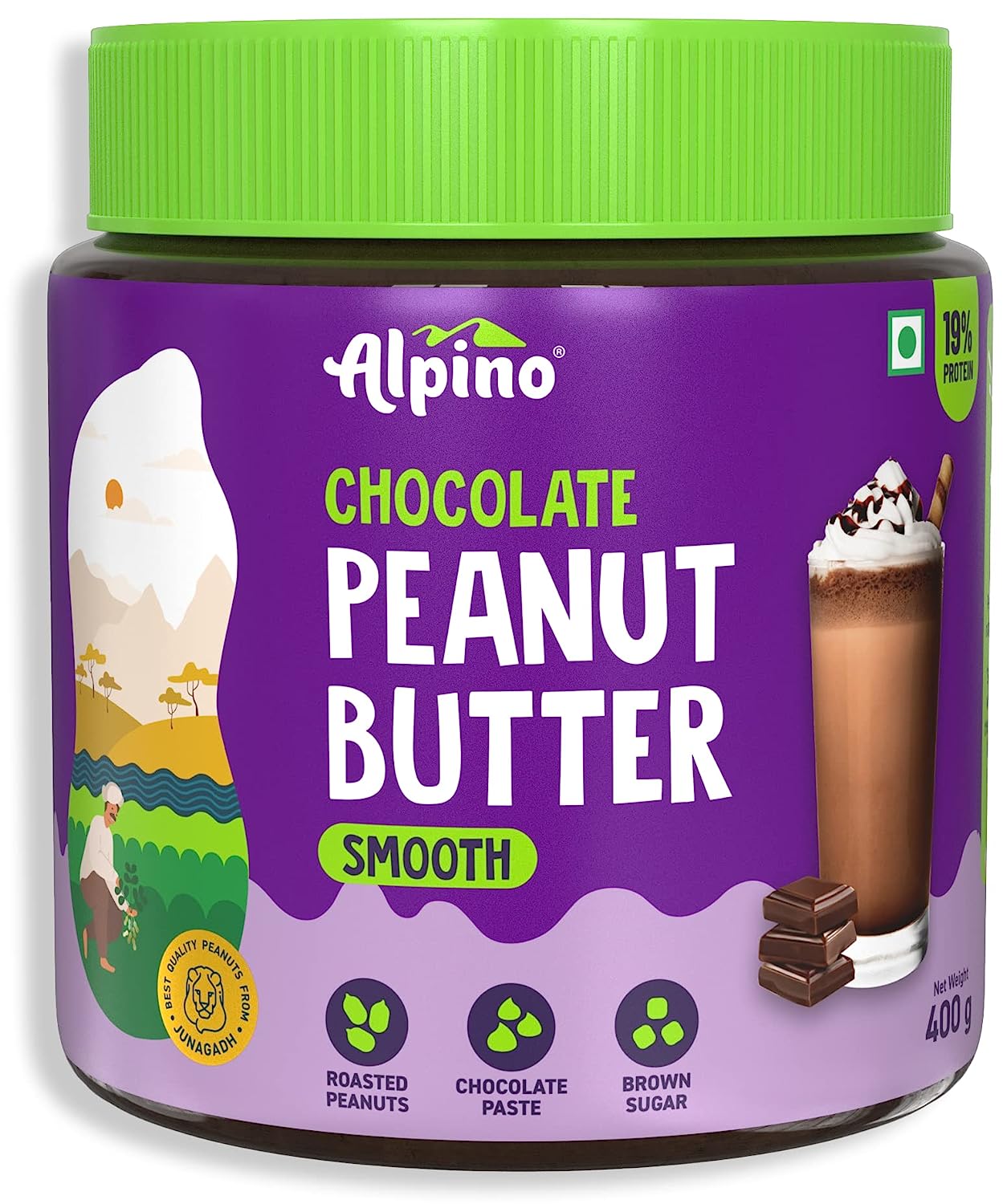 Alpino Chocolate Peanut Butter Smooth Image Alpino Chocolate Peanut Butter Smooth Image