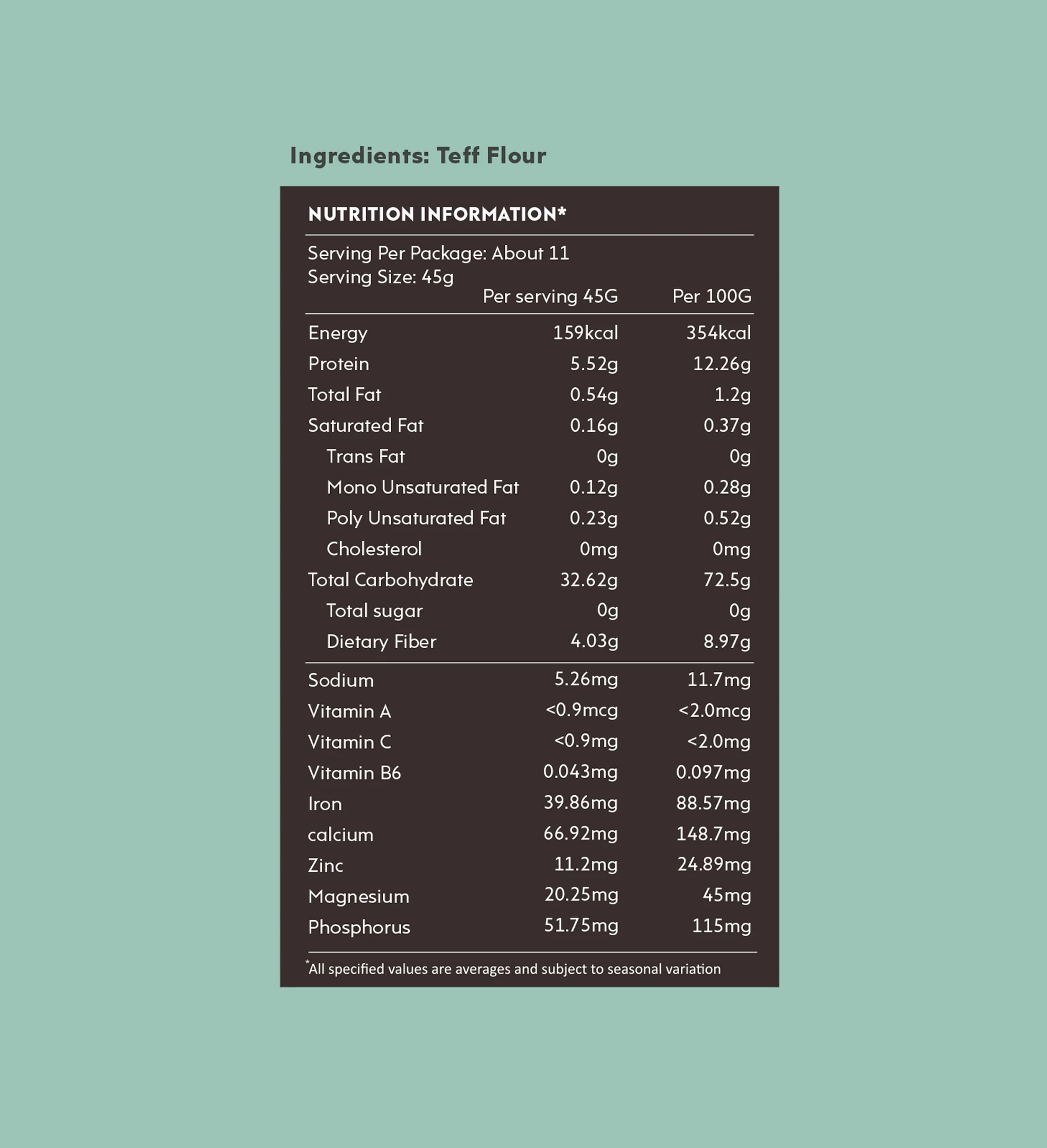 Nourish You Teff Flour Image