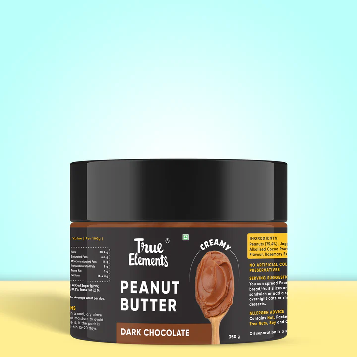 True Elements Peanut Butter Dark Chocolate Spread
