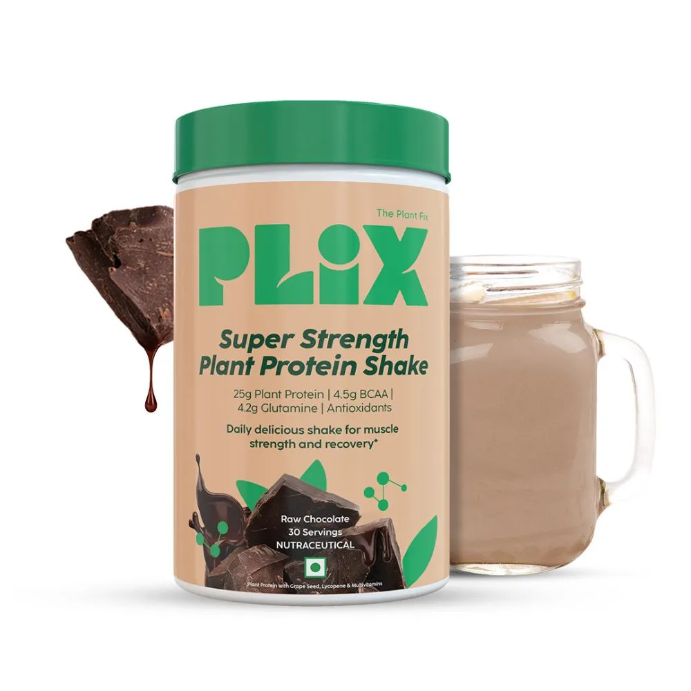Plix Strength Vegan Post Workout Plant Protein Chocolate Image