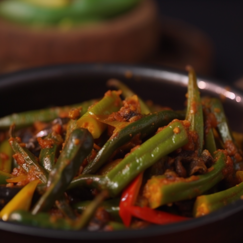 Spiced Bhindi And Capsicum Stir-Fry