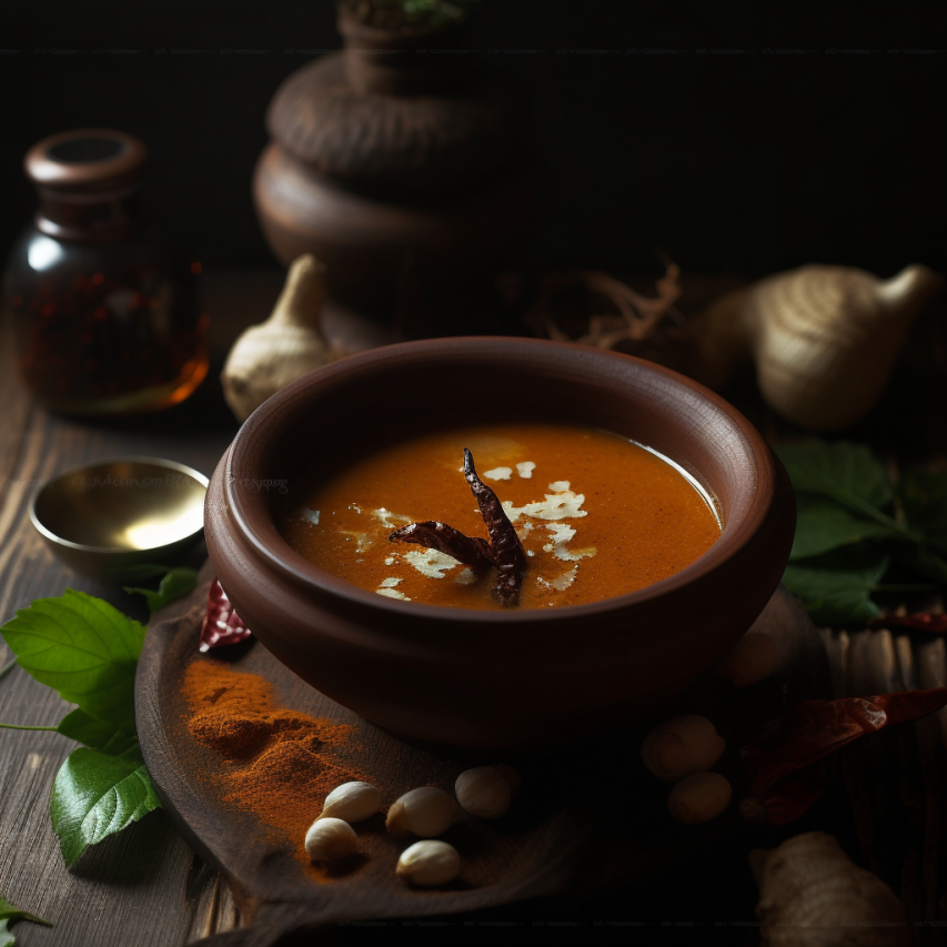 Udupi Style Coconut-Tamarind Amaranth Curry