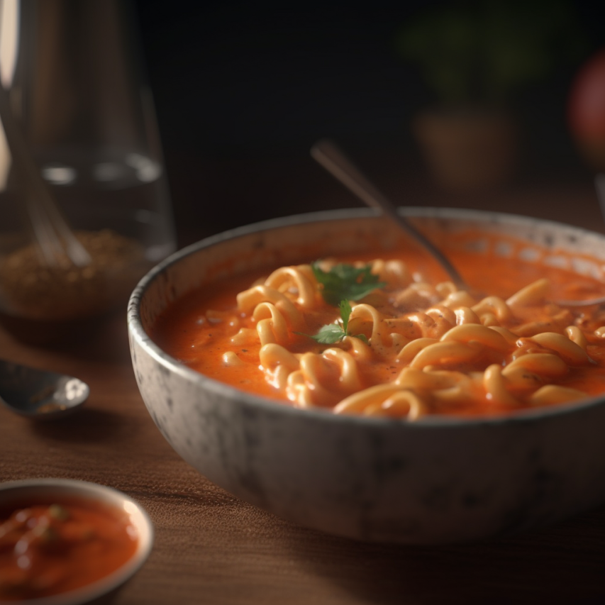 Creamy Tomato Noodle Soup