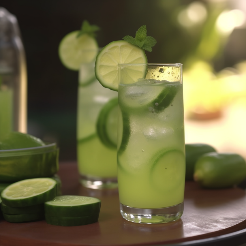 Refreshing Cucumber Limeade