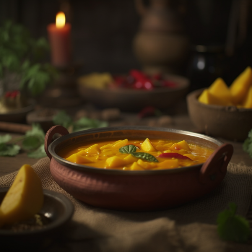 Spiced Ripe Mango Curry