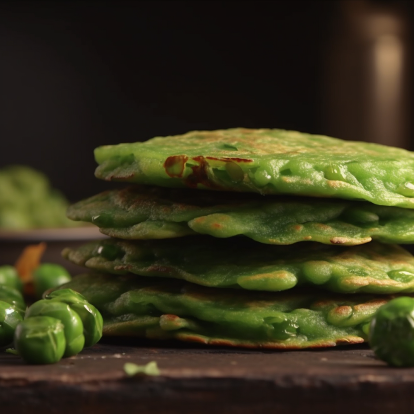 Bhojpuri Style Green Pea Pancakes