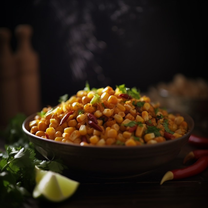 Spicy Corn Bhel