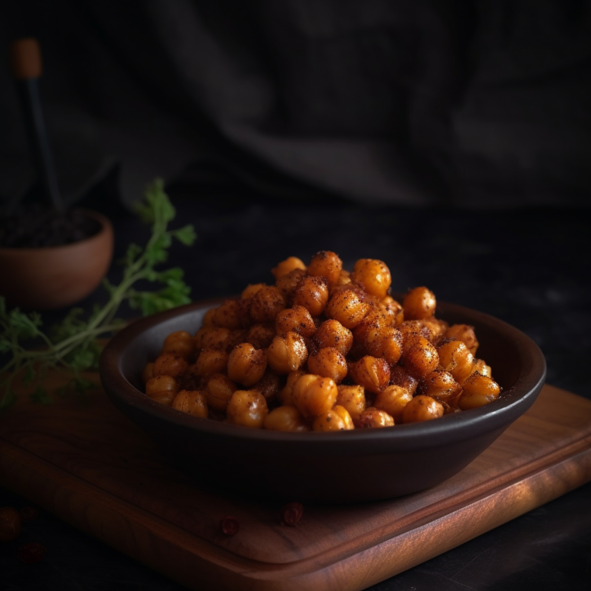 Spicy Roasted Chickpeas Delight