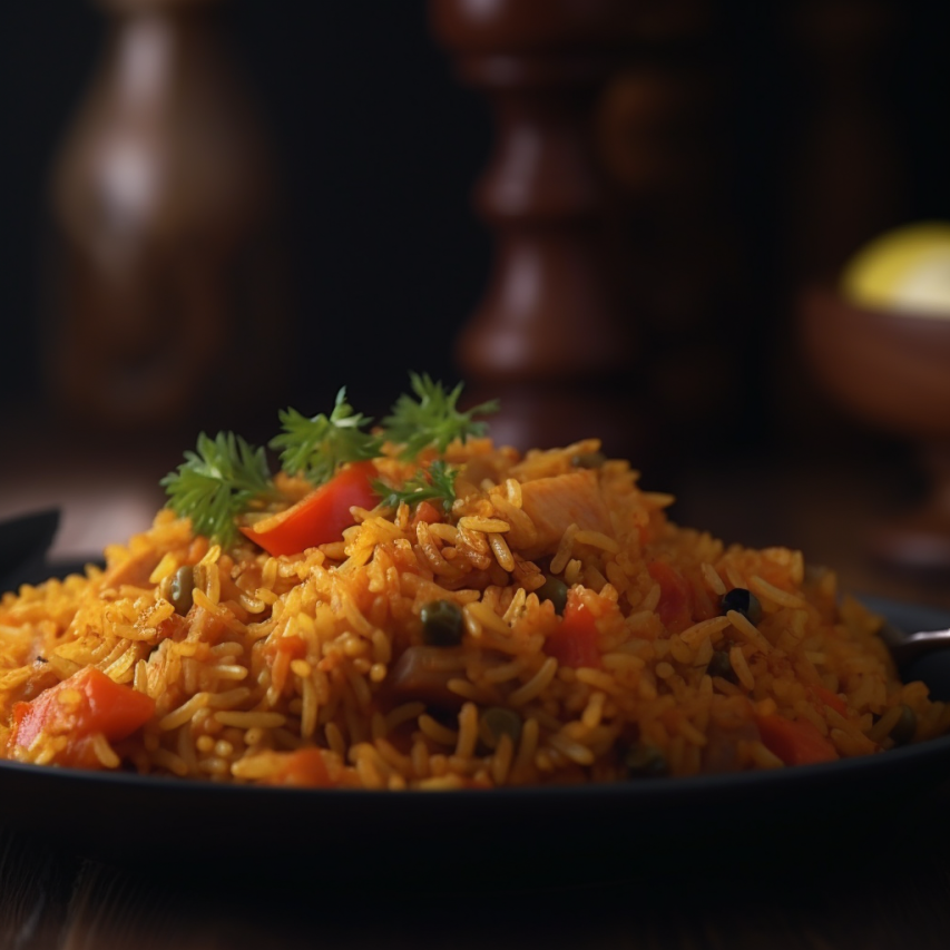Spicy Vegetable Brown Rice Tawa Pulao