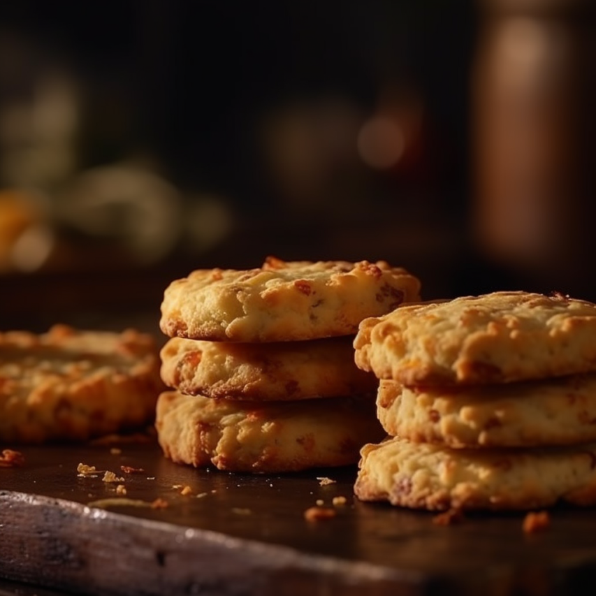 Spicy Parmesan Cheese Biscuits 