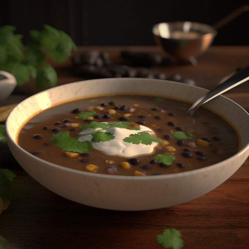 Mexican Black Bean Corn Soup