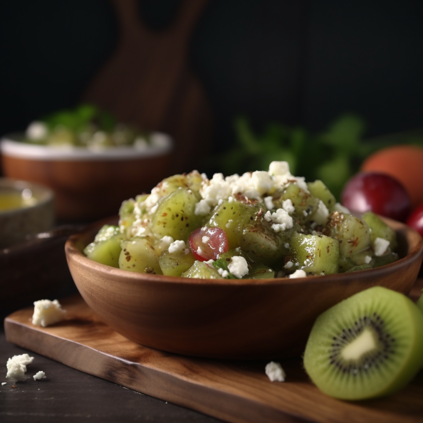 Zesty Kiwi and Feta Salsa