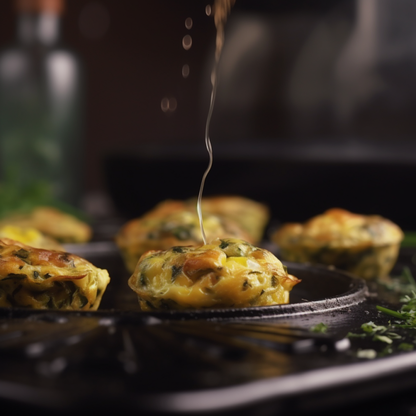 Zucchini Oatmeal Mini Omelettes