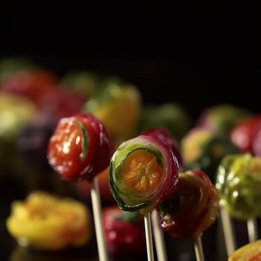 Vegetable Medley Lollipops