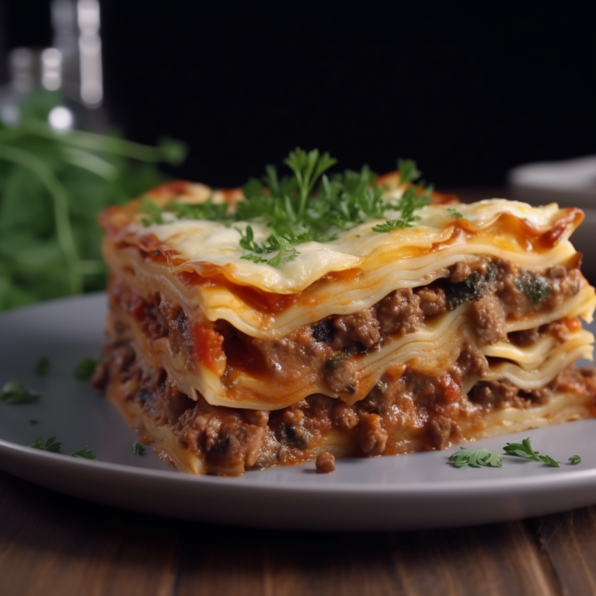 Italian Style Meat and Vegetable Lasagna