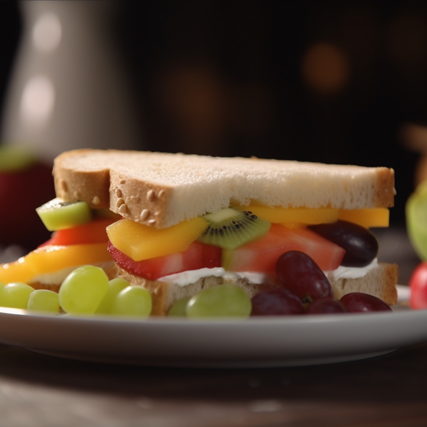 Fresh Fruit Delight Sandwich