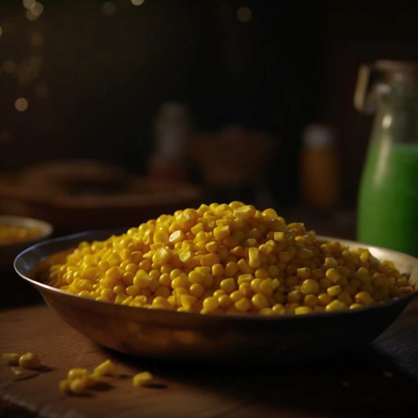 Spiced Corn and Peas Delight