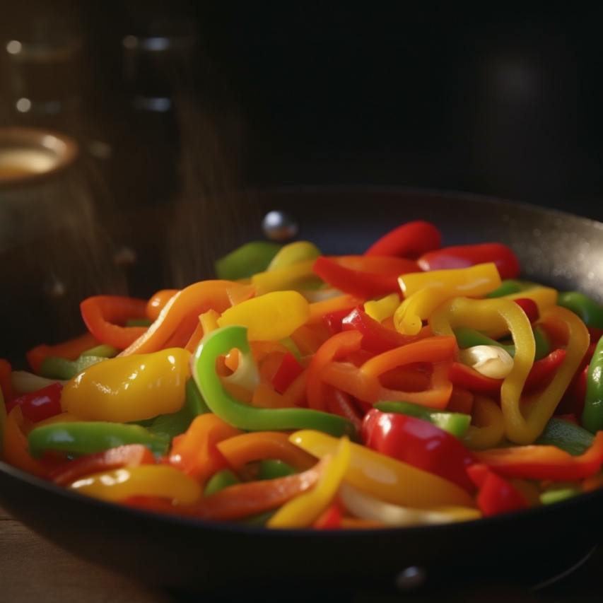 Colorful Bell Pepper Stir-Fry